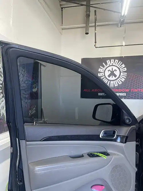 Automotive Window Tint by All Around Window Tints Colorado Springs CO on a Jeep Grand Cherokee