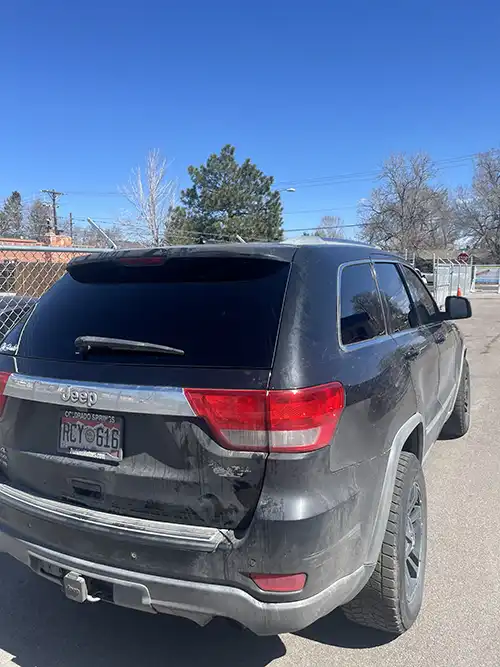 Automotive Window Tint by All Around Window Tints Colorado Springs CO on a Jeep Grand Cherokee