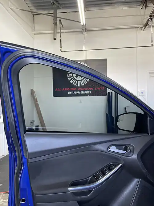 Automotive Window Tint by All Around Window Tints Colorado Springs CO on a Ford Fiesta